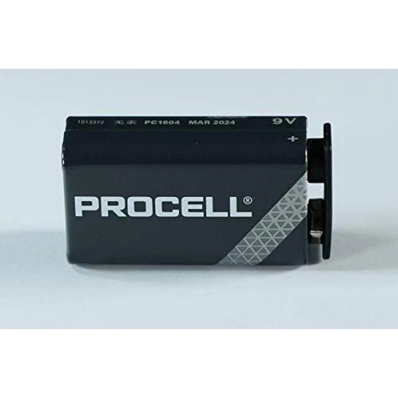 Duracell Procell Alkaline Batteries, 9V, 12/Box - Picture 2 of 7